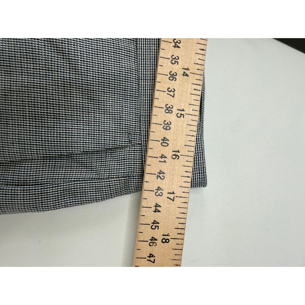 Club Monaco Sutton Slim Fit Micro Check Linen Pants Mens 32x32 NEW MSRP 169 - Picture 6 of 8